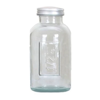 Hubsch Glass Jar with Lid