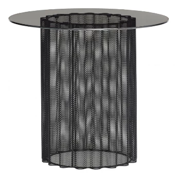 Hubsch Black Glass Table