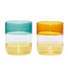 Hubsch Two Toned Drinking Glass