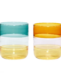 Hubsch Two Toned Drinking Glass