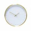 Hubsch Brass Wall Clock