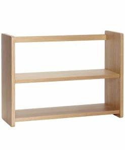 Hubsch Nomad Oak Double Wall Shelf