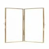 Hubsch Photo Frame Standing Brass W/O Photo