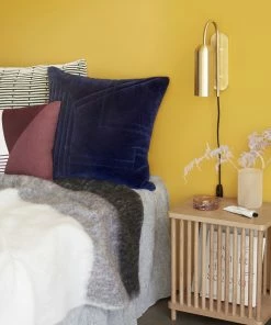 Hubsch Black & Grey Plaid Throw