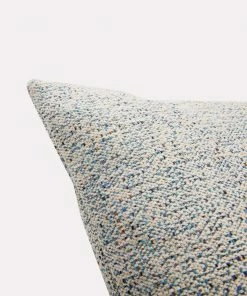 Hubsch Blue and Sand Speckle Cushion 60x60