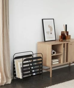 Hubsch Storage Jar W/Lid Glass Orange S/2