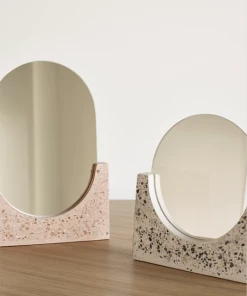 Hubsch Table Mirror, Terrazzo (White)