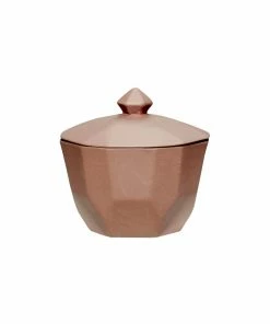 Hubsch Brown Ceramic Bowl With Lid