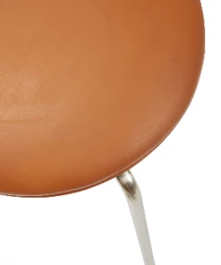Hubsch Brown & Nickel Stool