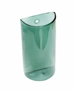 Hubsch Green Glass Wall Vase