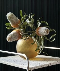 Hubsch Vase Ambré Rond En Verre