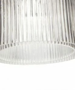 Hubsch Lamp, Glass/Metal, Clear/Nickel ø41xh32cm