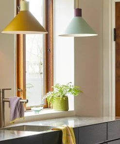 Hubsch Pistachio Green Ceramic Vibe Pot D17