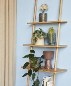 Hubsch Green Ceramic Pot with Legs Large