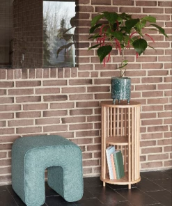 Hubsch Pot, ceramics, green, s/2