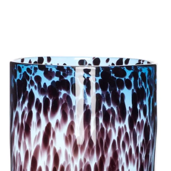 Hubsch Glass Vase Blue Bordeaux