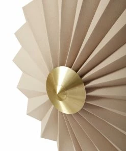 Hubsch Applique, textile/métal, sable/laiton