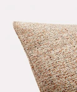 Hubsch Orange and Sand Speckle Cushion 60x60