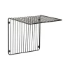 Hubsch Black Iron Wire Wall Shelf