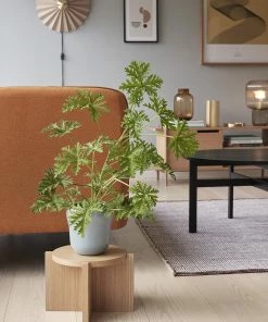 Hubsch Blue Ceramic Pot in Large