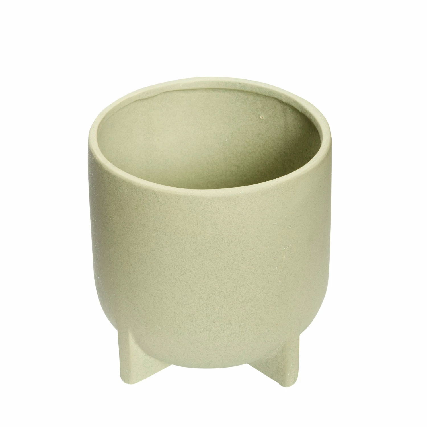 Hubsch Mint Ceramic Pot with Legs in Large