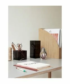 Hubsch Glass Floral Element Paperweight