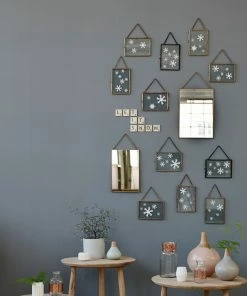 Hubsch Set of 2 Photo Frames With Matching Chain