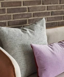 Hubsch Blue & White Weave Cushion 60x60cm