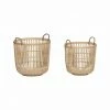 Hubsch 34 x 33cm Hickory Basket