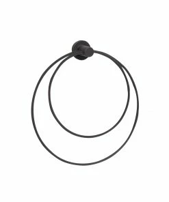 Hubsch Towel Holder Black