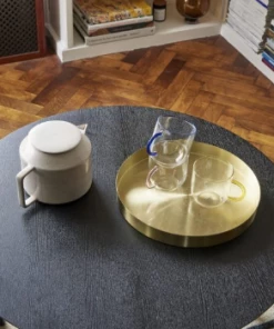 Hubsch Clear Glass with Coloured Handle Cup or Mug - 4 Colours