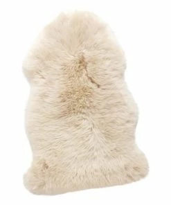 Hubsch Sheepskin Rug - White