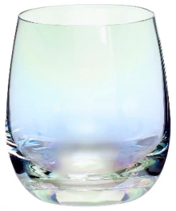 Hubsch Iridescent Glass Tumbler