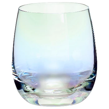 Hubsch Iridescent Glass Tumbler