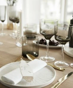 Hubsch 16 Pieces Gold Cutlery Set