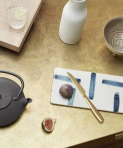 Hubsch Blue Ceramic Tray