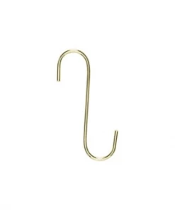 Hubsch Large Brass S Hook
