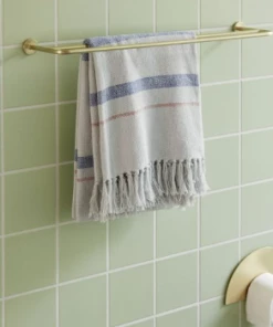 Hubsch Towel Rack in Gold-Plated Iron