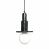 Hubsch Pendant Lamp Black Marble with Bulb