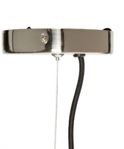 Hubsch Lamp, Glass/Metal, Clear/Nickel ø41xh32cm