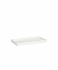Hubsch White Rectangular Terrazzo Tray in Small Size