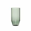 Hubsch Aster Drinking Glass Green