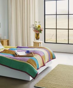 Hubsch Stand Vase In Amber Blown Glass